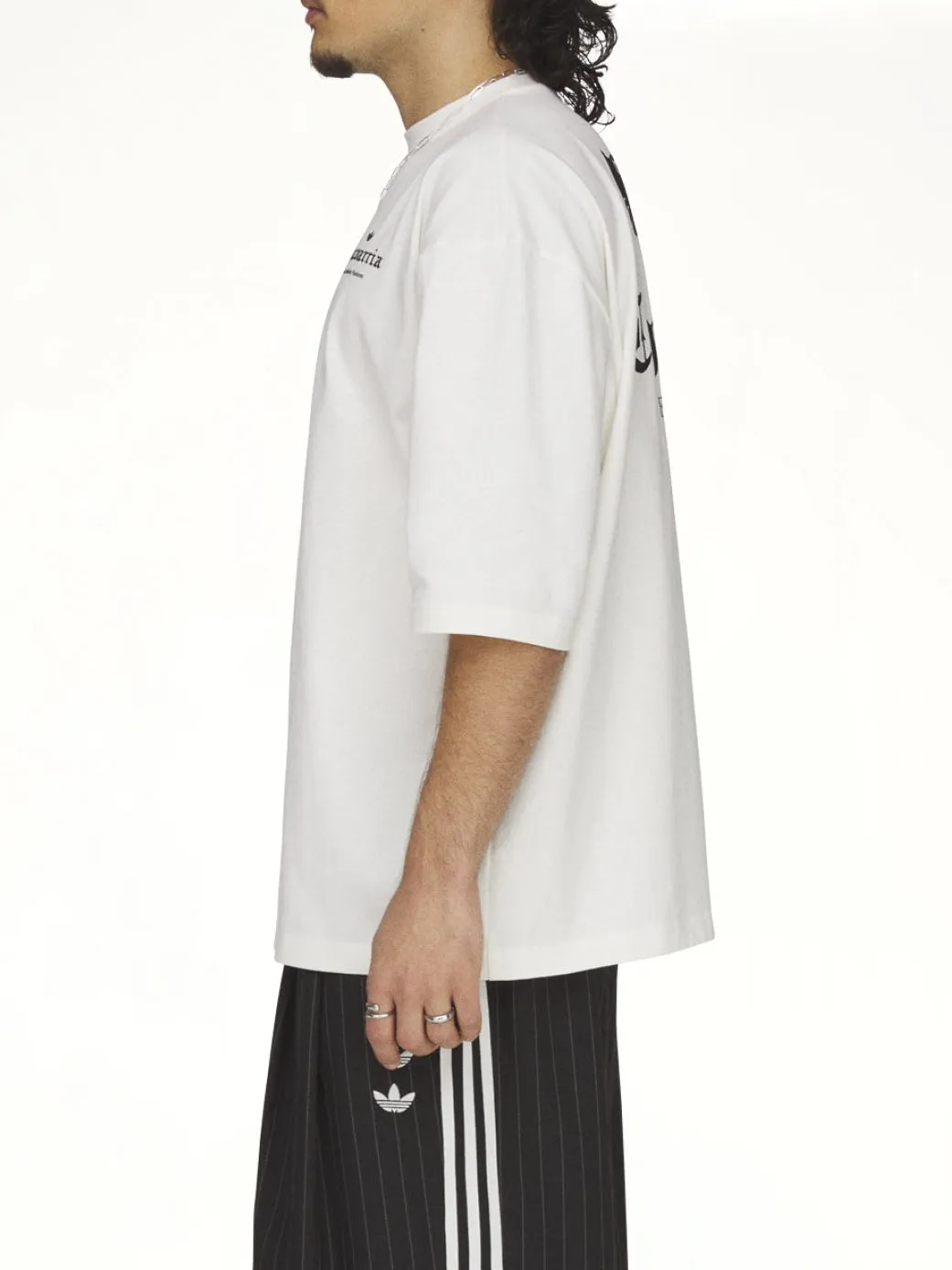 Adidas x Chavarria Logo SS T-Shirt in Off White sold by MARAIS product image thumbnail 3