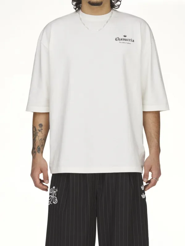 Adidas x Chavarria Logo SS T-Shirt in Off White made by Willy Chavarria