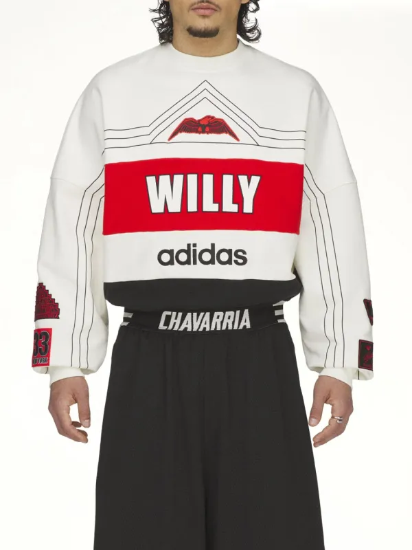 Adidas x WC NY Sweatshirt in Black made by Willy Chavarria