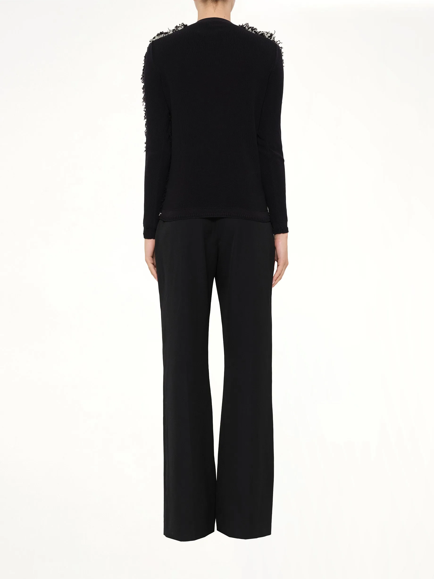 Lanvin Knitted Jacket in Black sold by MARAIS product image thumbnail 4