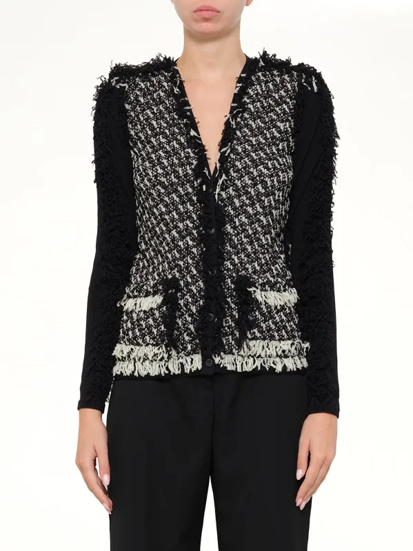 Lanvin Knitted Jacket in Black made by Lanvin
