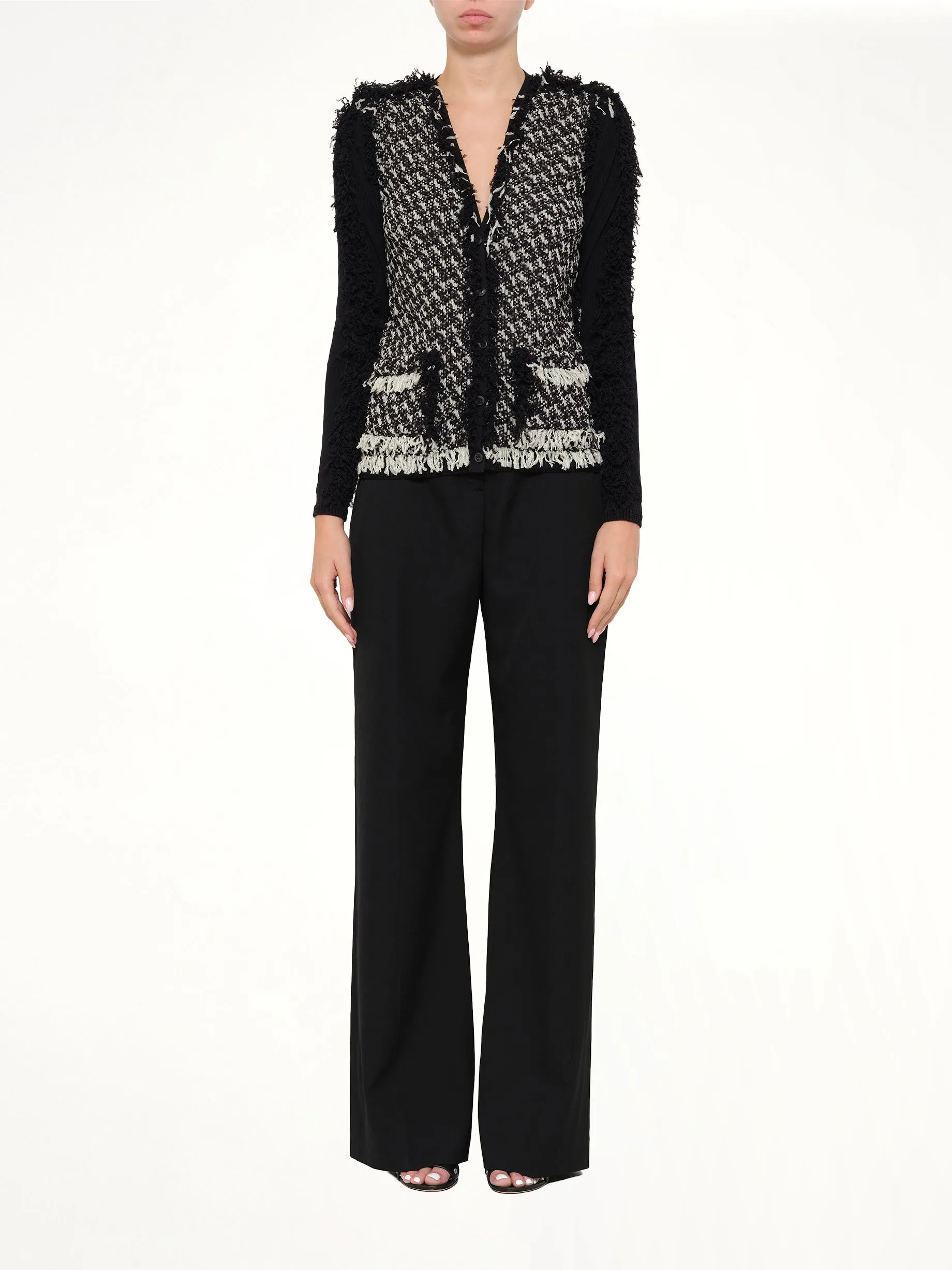 Lanvin Knitted Jacket in Black sold by MARAIS product image thumbnail 2
