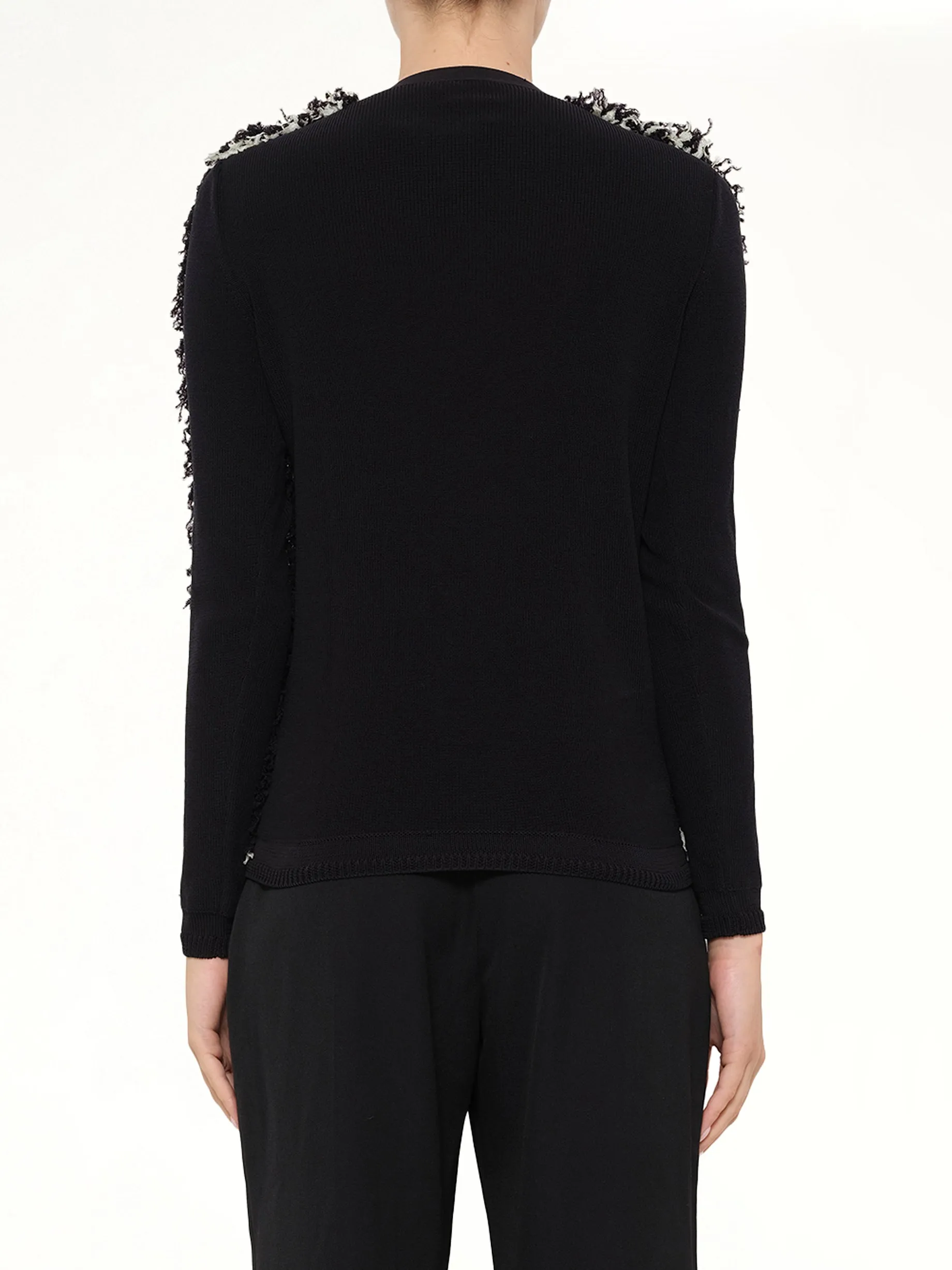 Lanvin Knitted Jacket in Black sold by MARAIS product image thumbnail 3