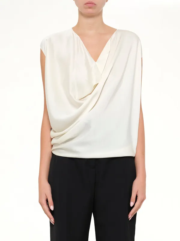 Lanvin Top in White made by Lanvin
