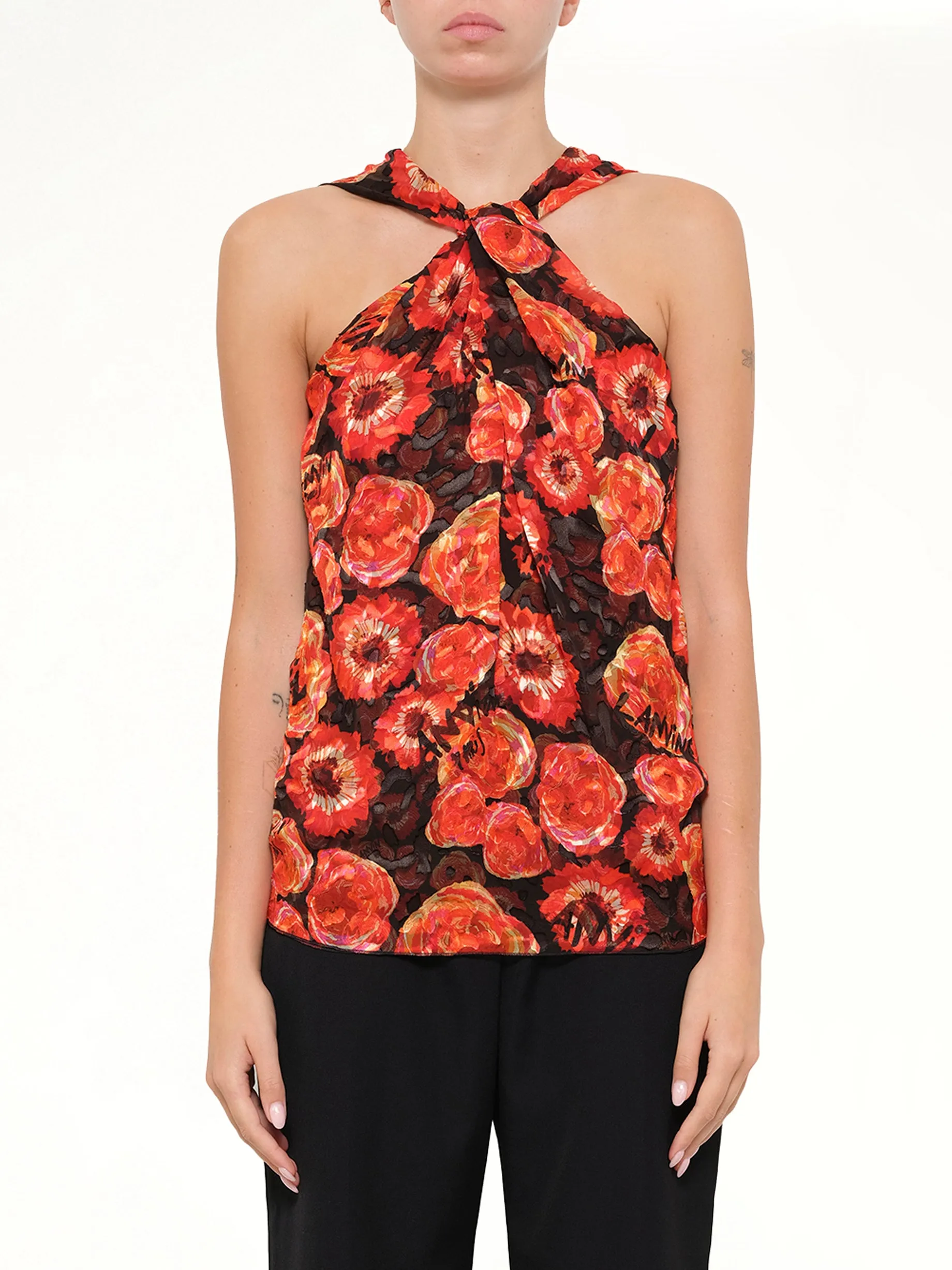 Lanvin Top in Red sold by MARAIS