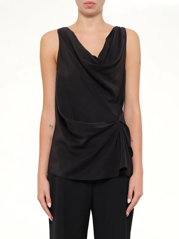 Lanvin Top in Black made by Lanvin