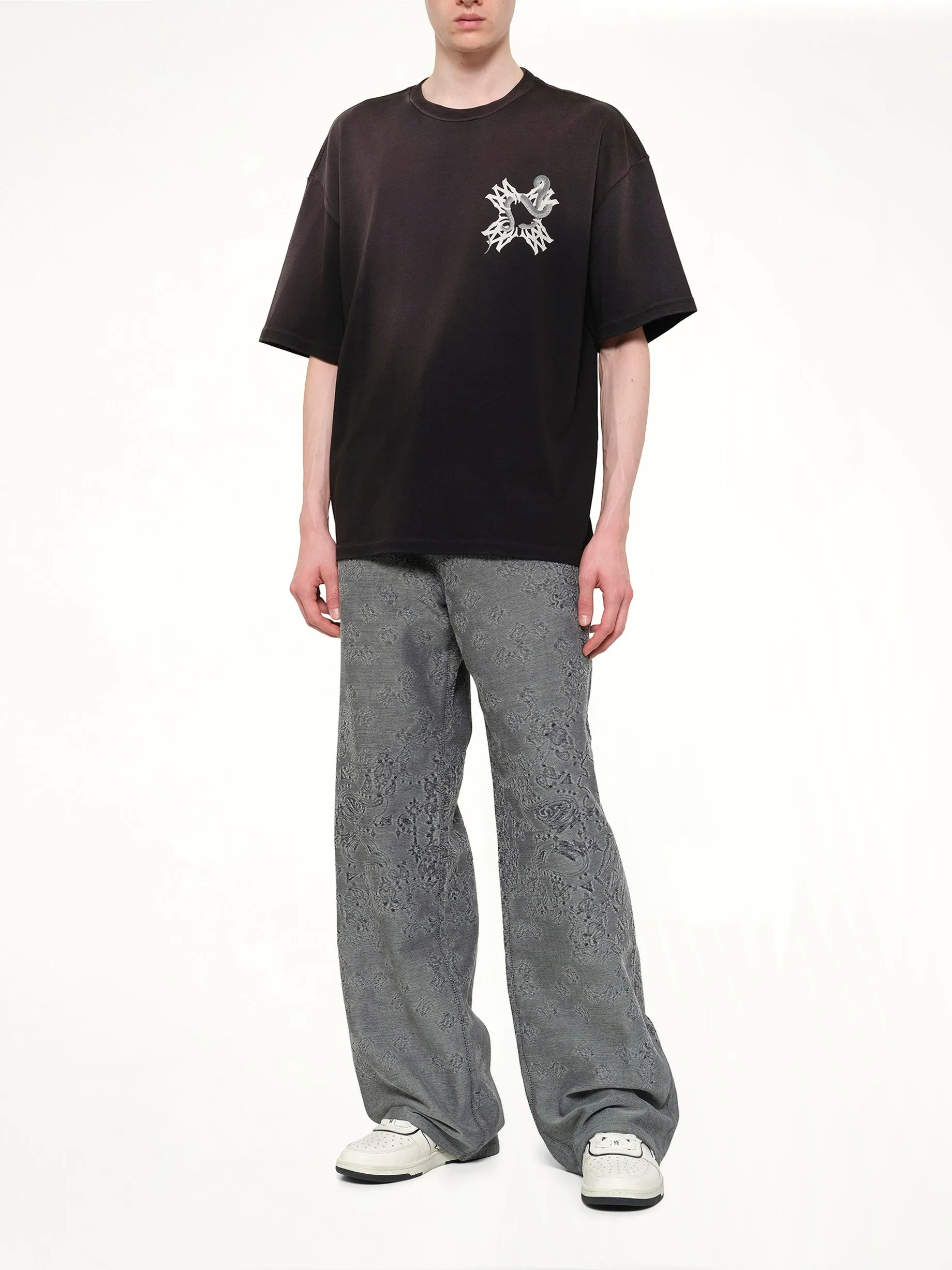MA Quad Snake Oversized T-Shirt in Black sold by MARAIS product image thumbnail 4