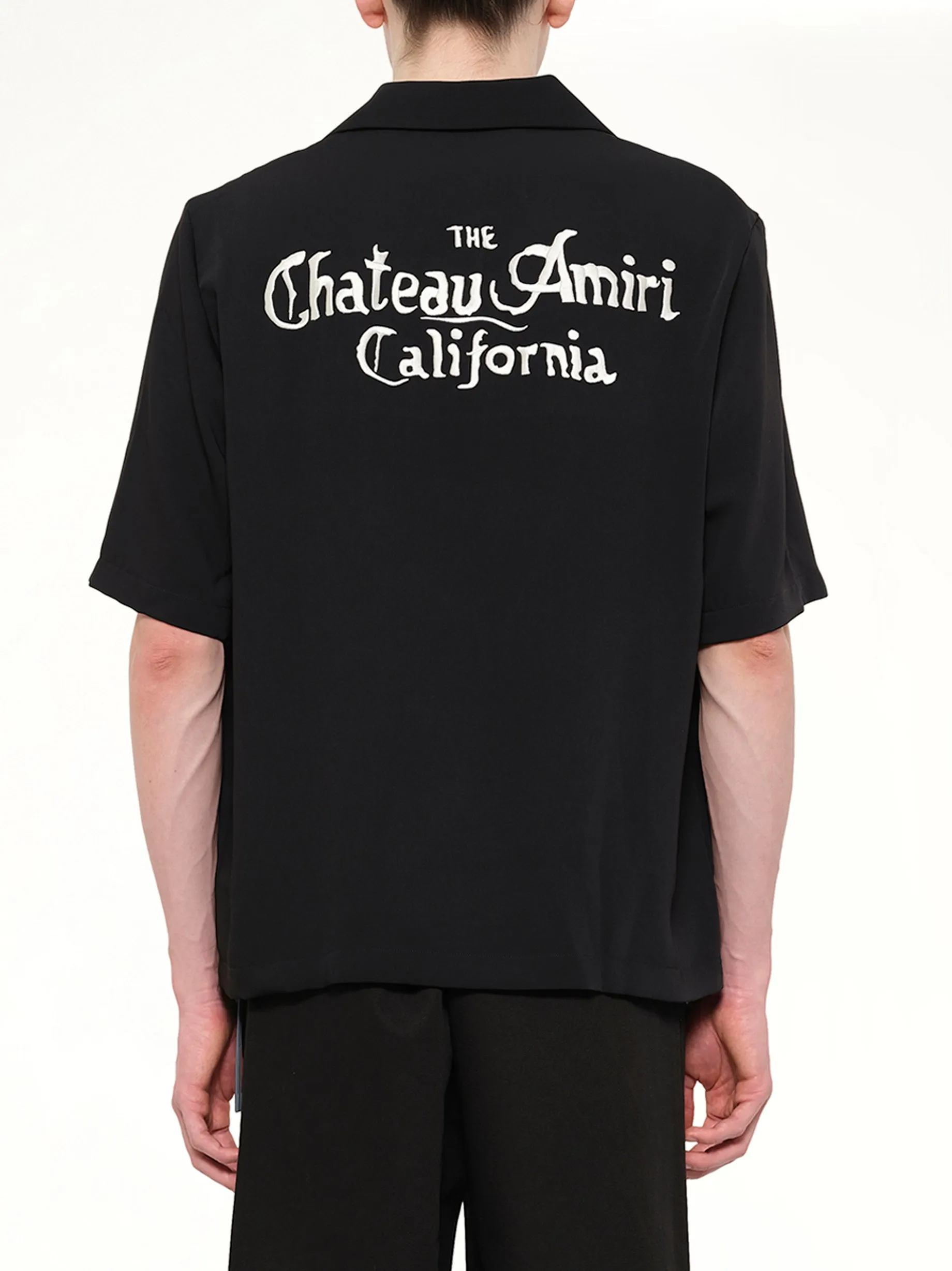 MA Chateau Camp Shirt in Black sold by MARAIS product image thumbnail 5