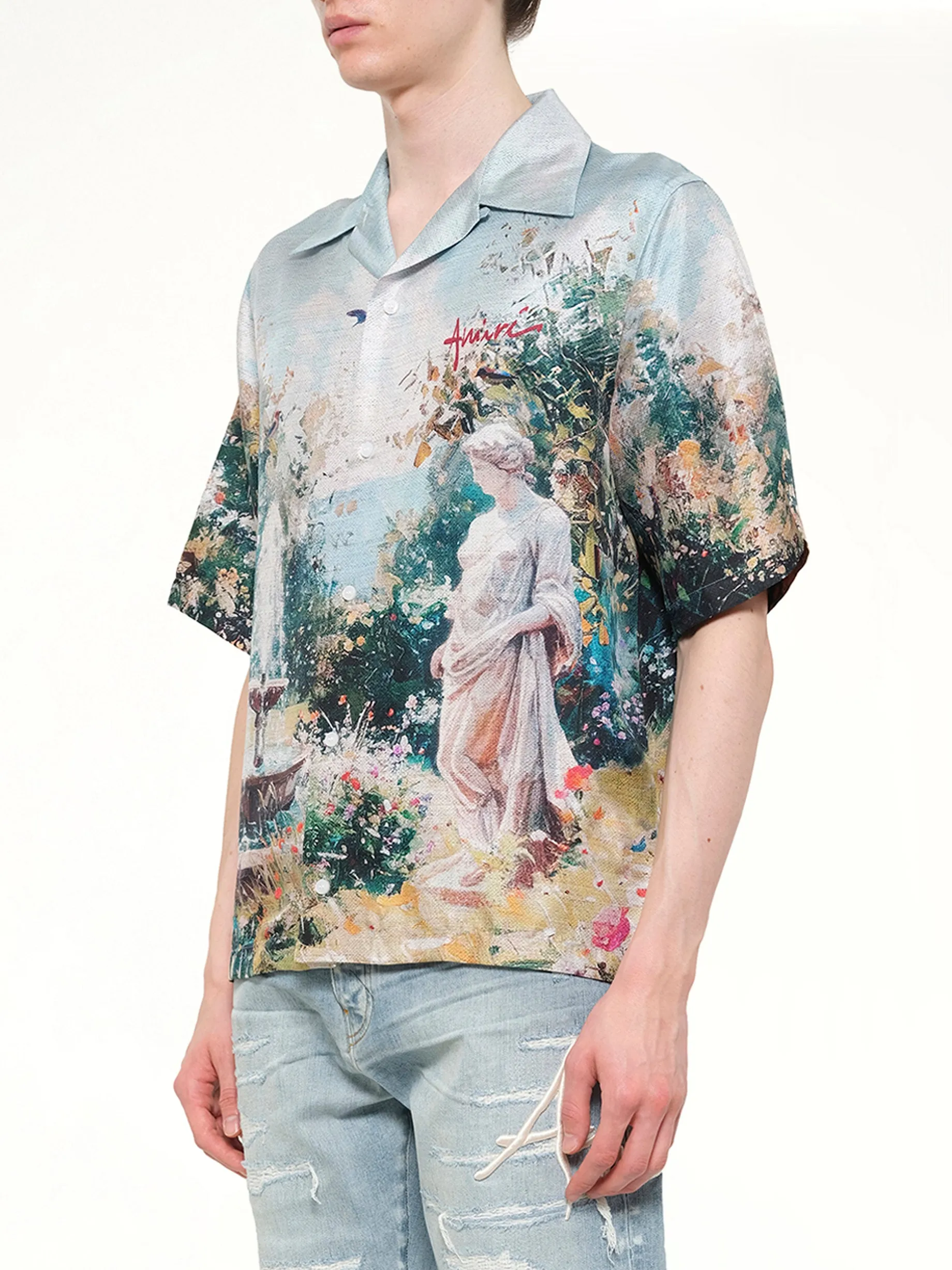 Chateau Fountain Camp Shirt in Multicolour sold by MARAIS product image thumbnail 3