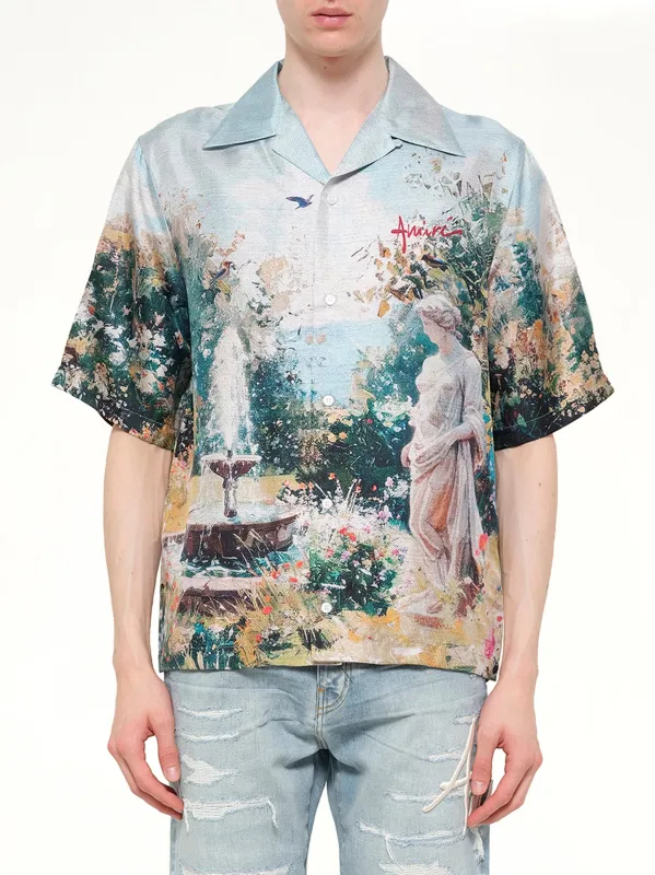 Chateau Fountain Camp Shirt in Multicolour made by AMIRI