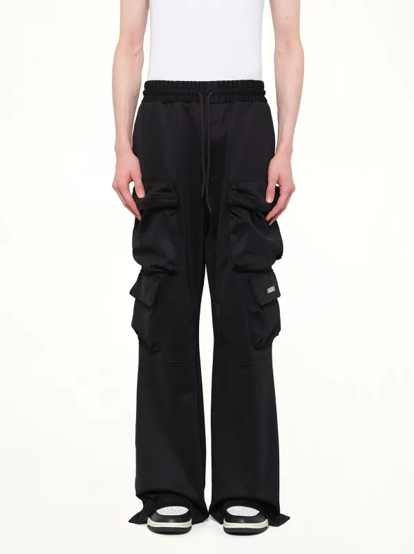 Cargo Track Pants in Black made by AMIRI
