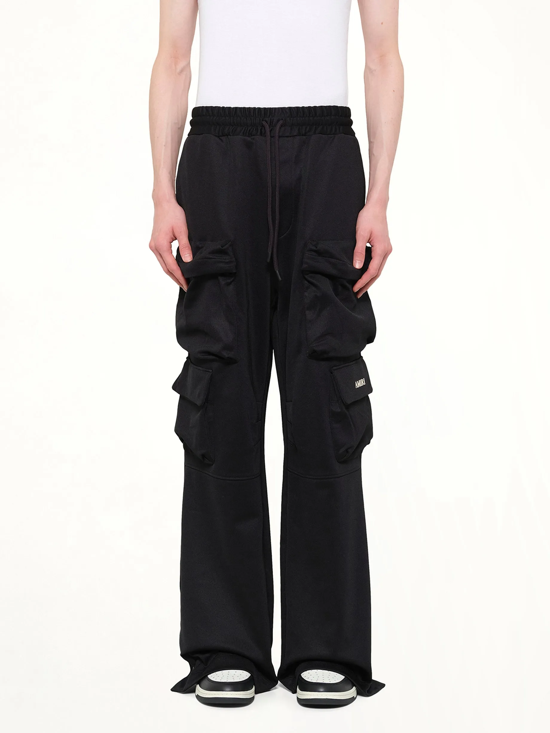 Cargo Track Pants in Black sold by MARAIS