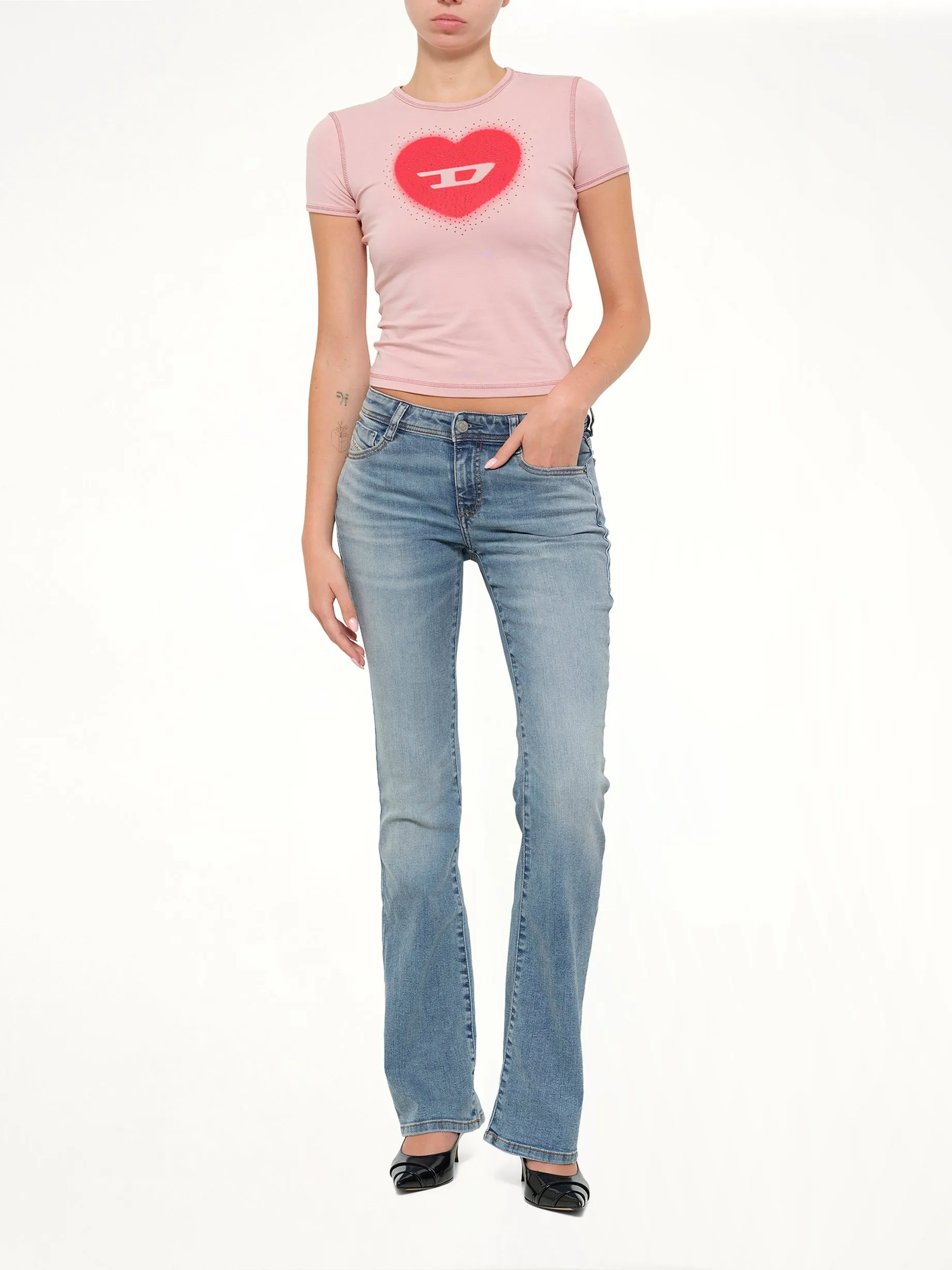 T-UNCUTIES-LONG-S5 T-Shirt in Pink sold by MARAIS product image thumbnail 4