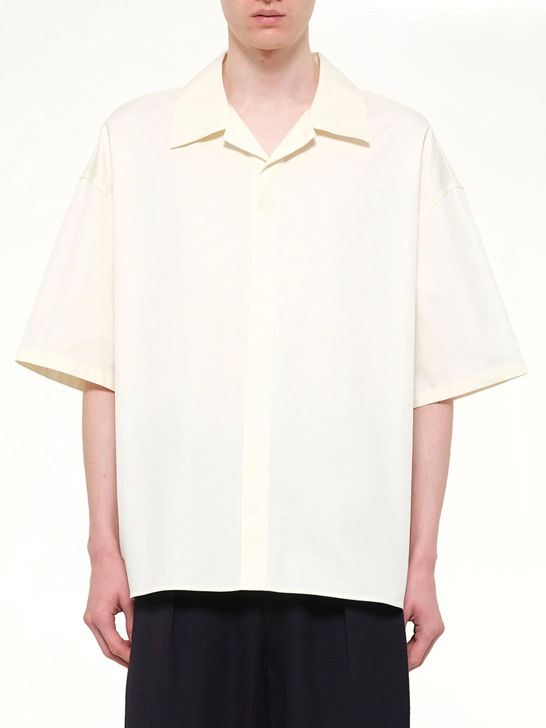 Short Sleeve Shirt in White sold by MARAIS