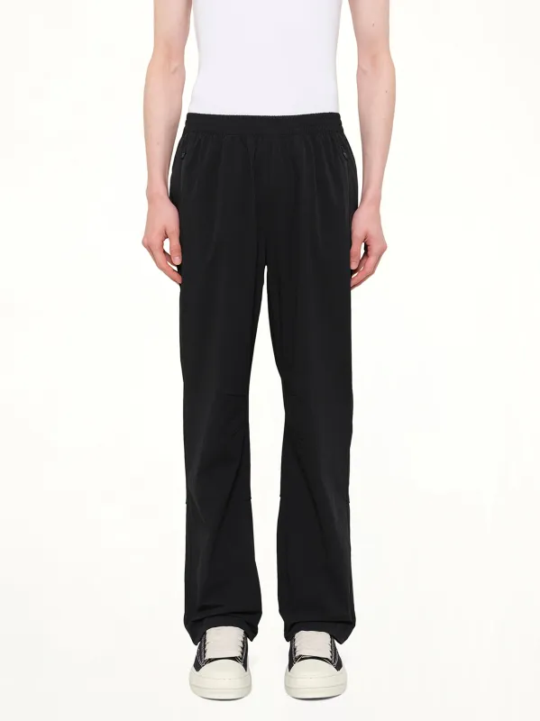 Team 247 Straight Leg Track Pant in Jet Black made by Represent