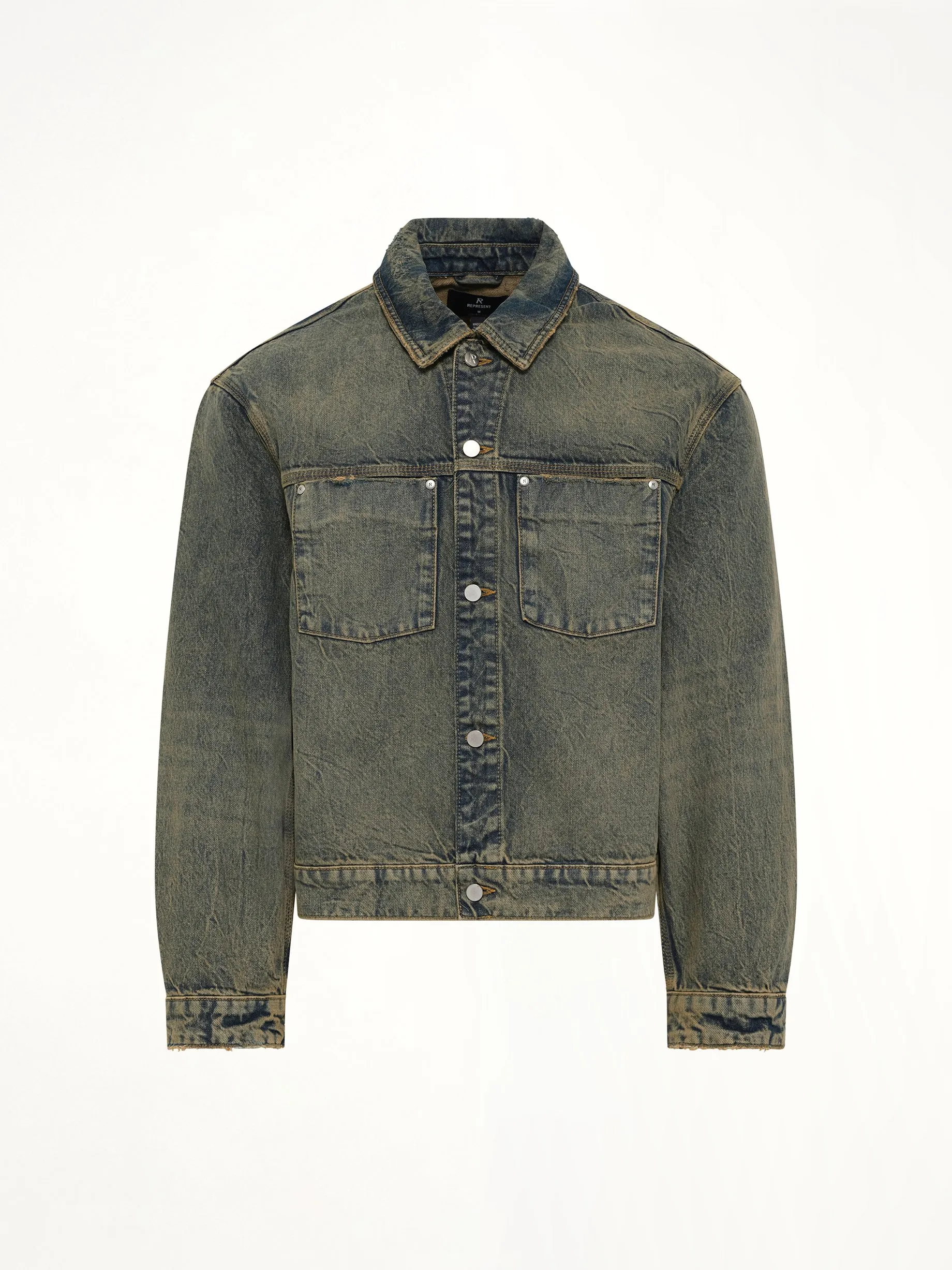 Denim Trucker in Blue Cream sold by MARAIS product image thumbnail 2