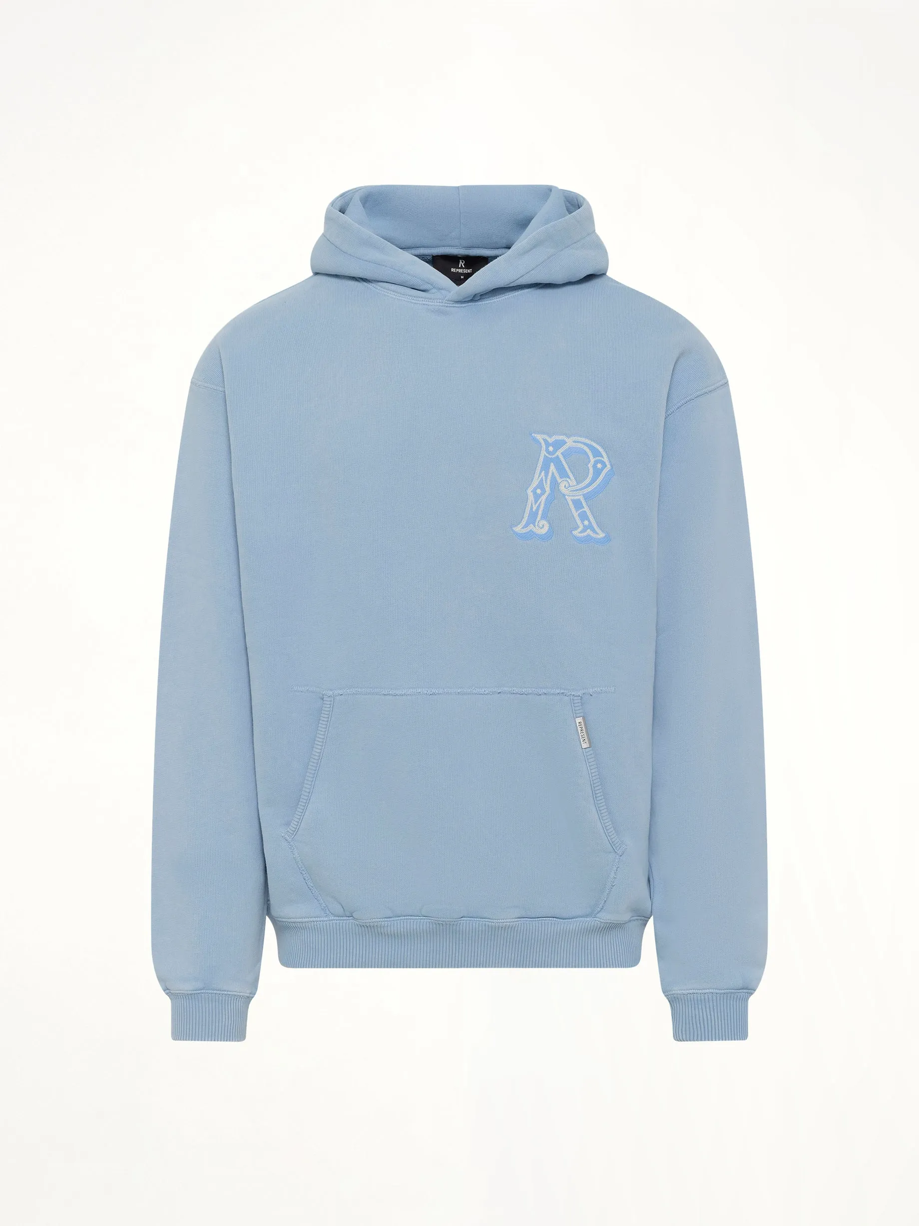 Western Initial Hoodie in Mountain Bluebird sold by MARAIS product image thumbnail 2