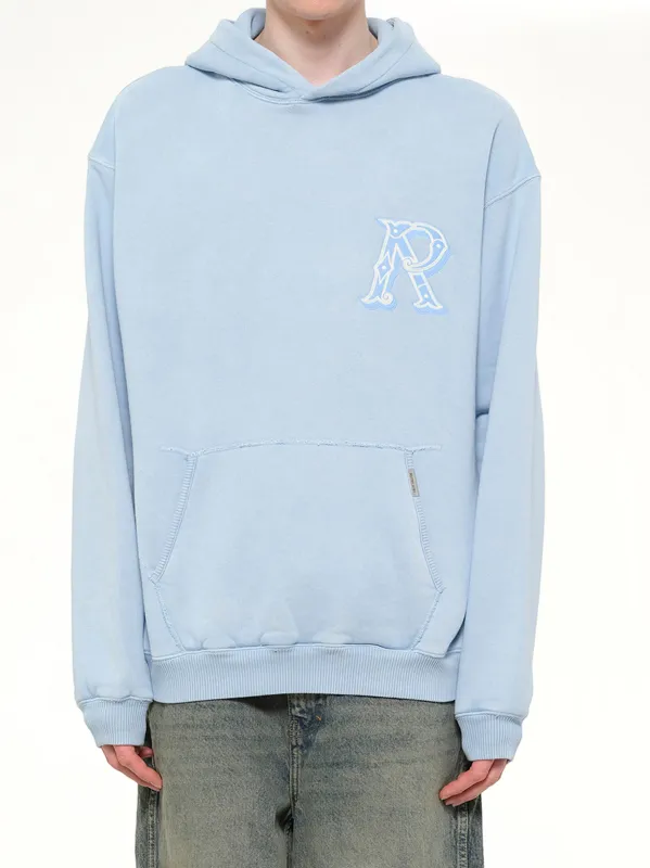 Western Initial Hoodie in Mountain Bluebird made by Represent