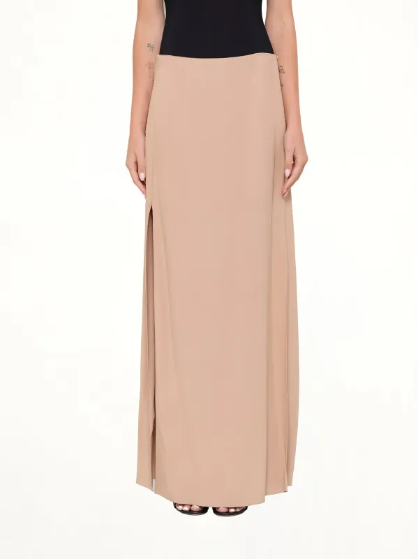 Skirt in Nude made by Lanvin