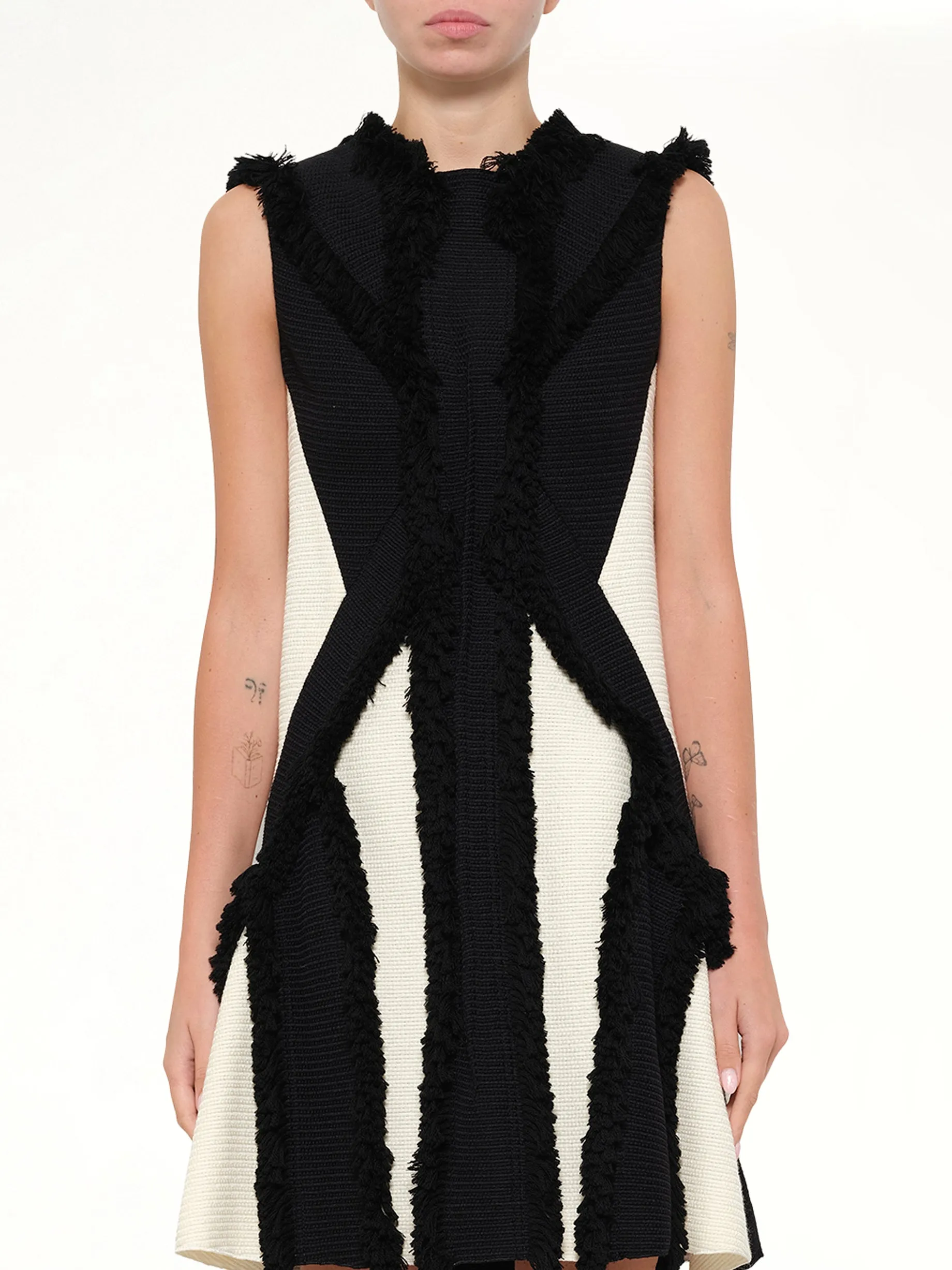 Lanvin Dress in Black/White sold by MARAIS