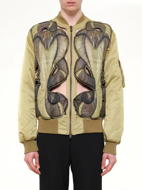 Bomber Jacket in Bronze made by Givenchy