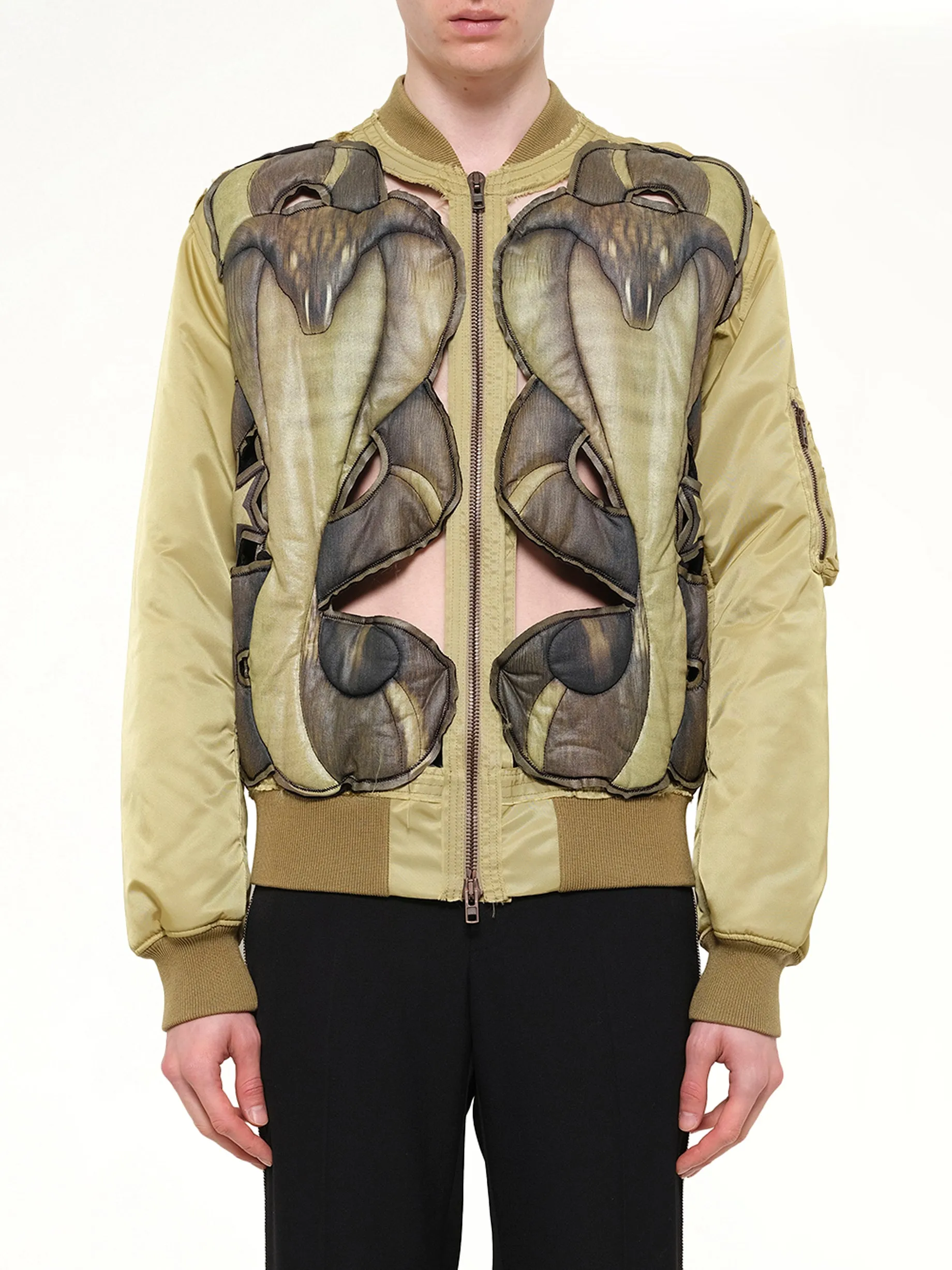 Bomber Jacket in Bronze sold by MARAIS