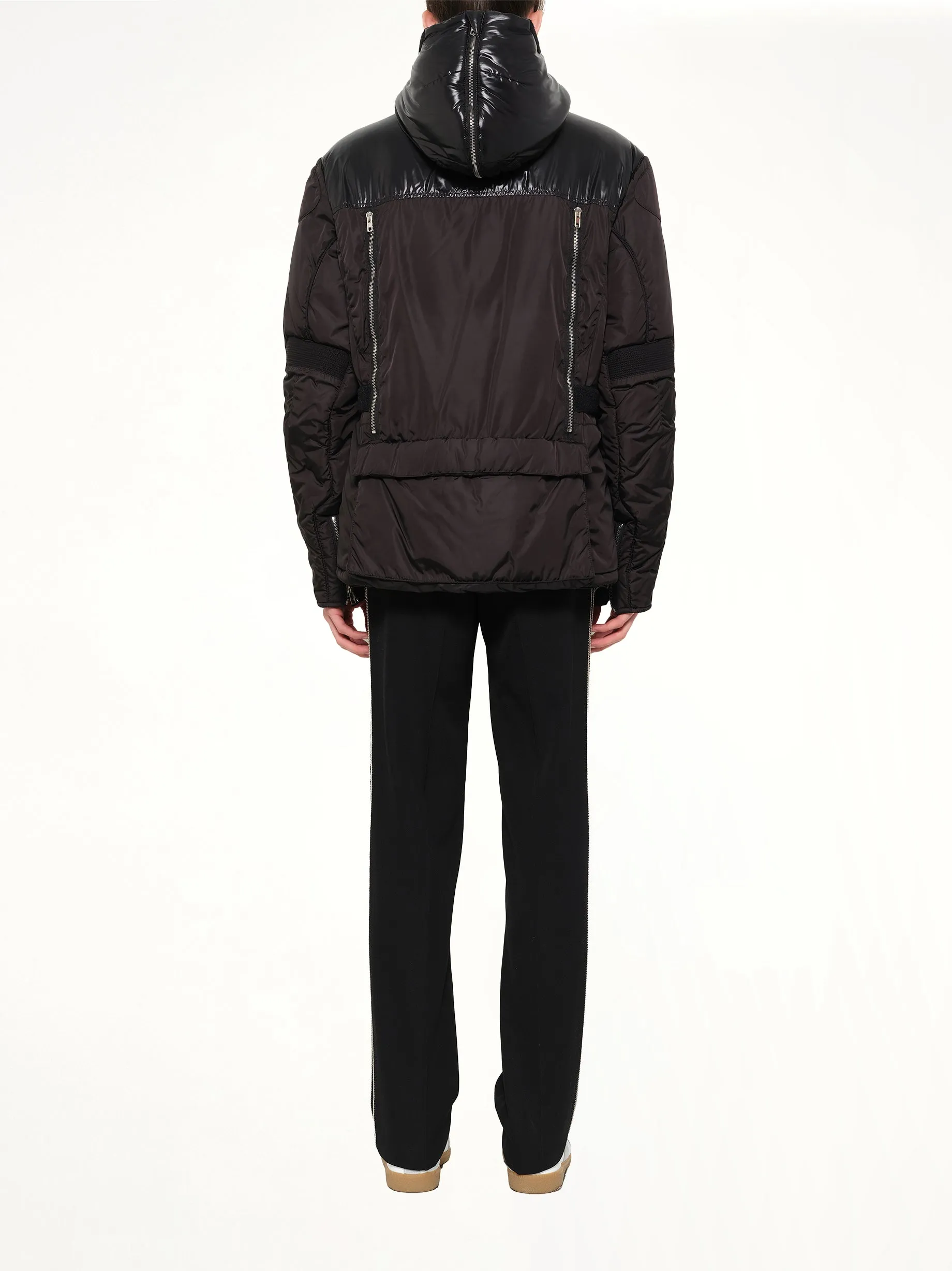 Podium Parka Jacket in Black sold by MARAIS product image thumbnail 4