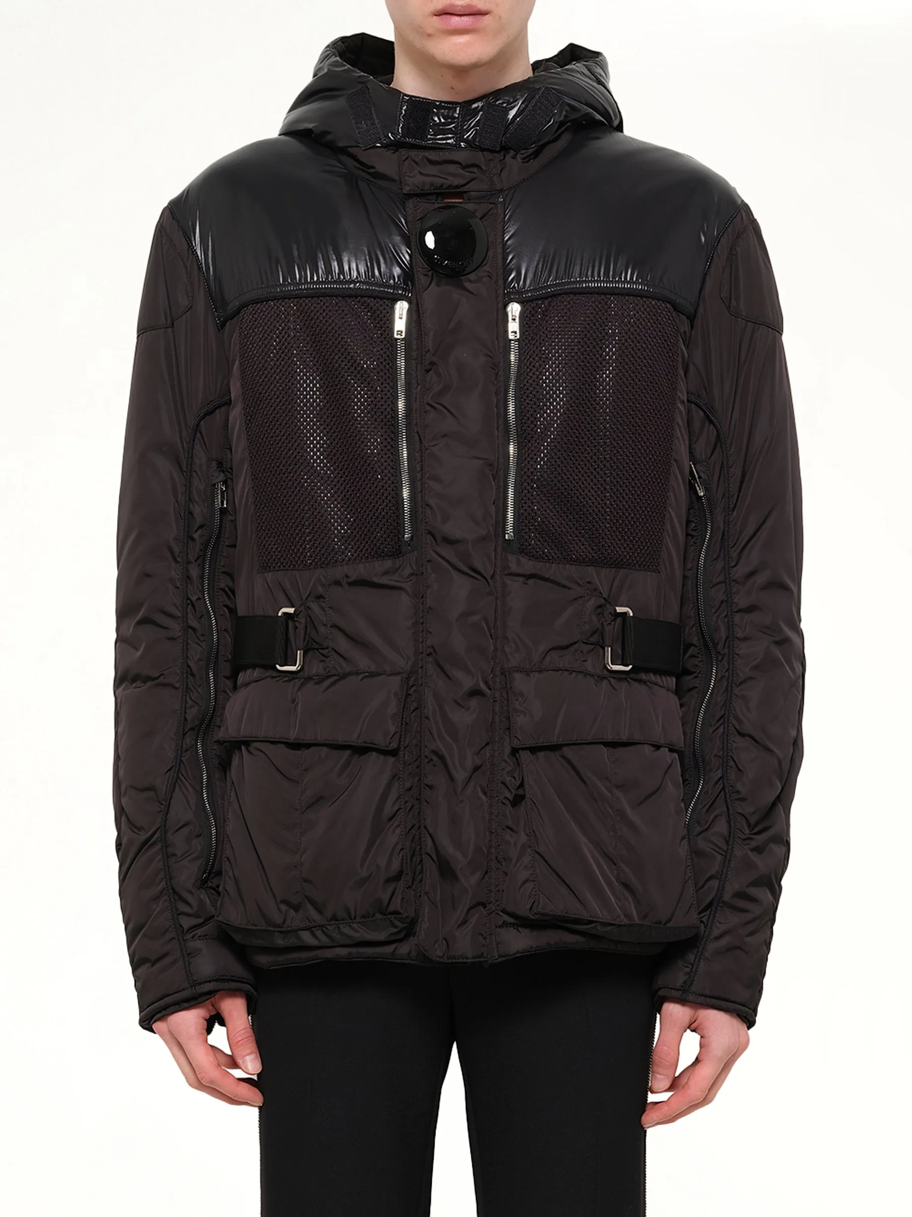 Podium Parka Jacket in Black sold by MARAIS
