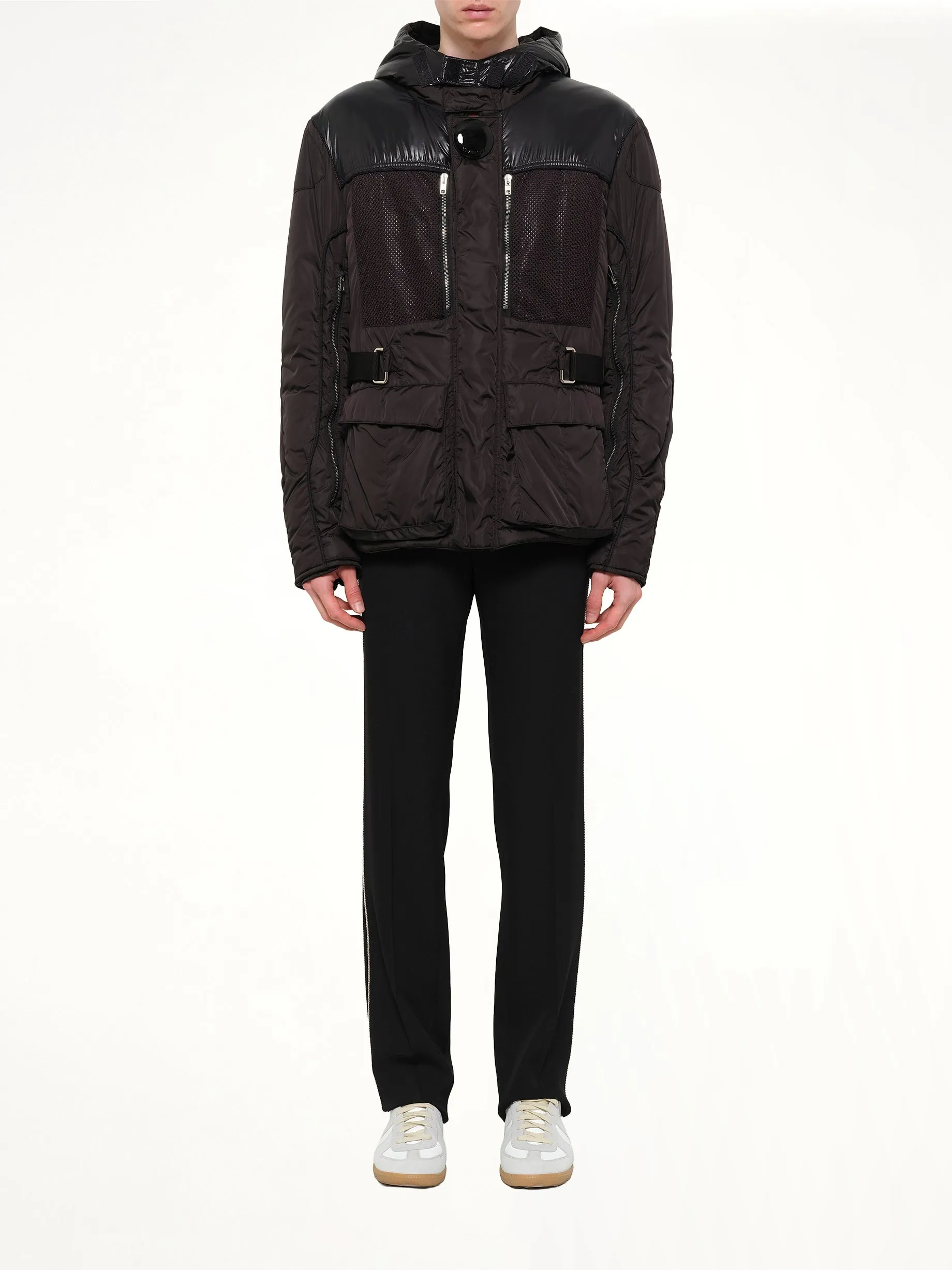 Podium Parka Jacket in Black sold by MARAIS product image thumbnail 2