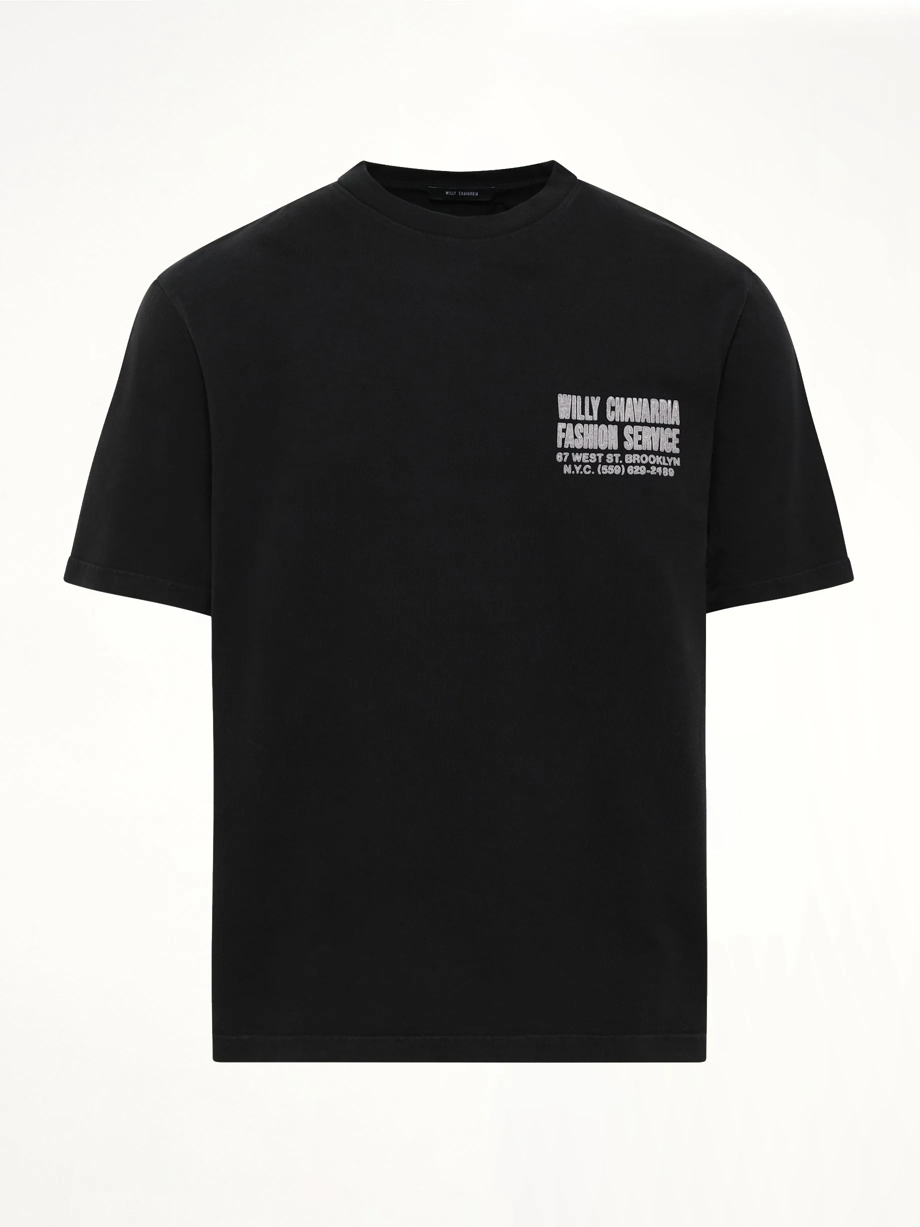 "Fashion Services" Standard T-Shirt in Black sold by MARAIS product image thumbnail 2