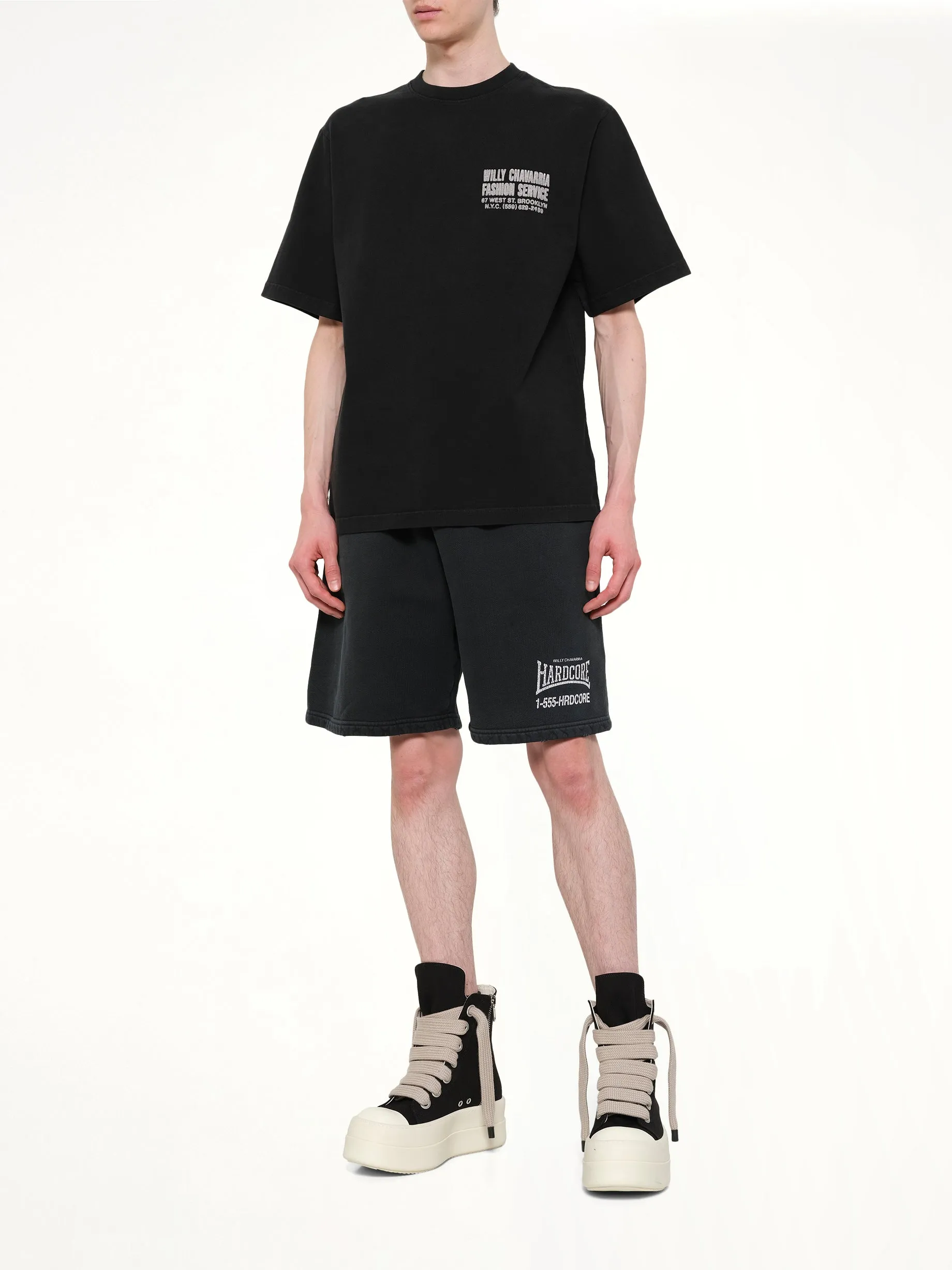 "Fashion Services" Standard T-Shirt in Black sold by MARAIS product image thumbnail 4