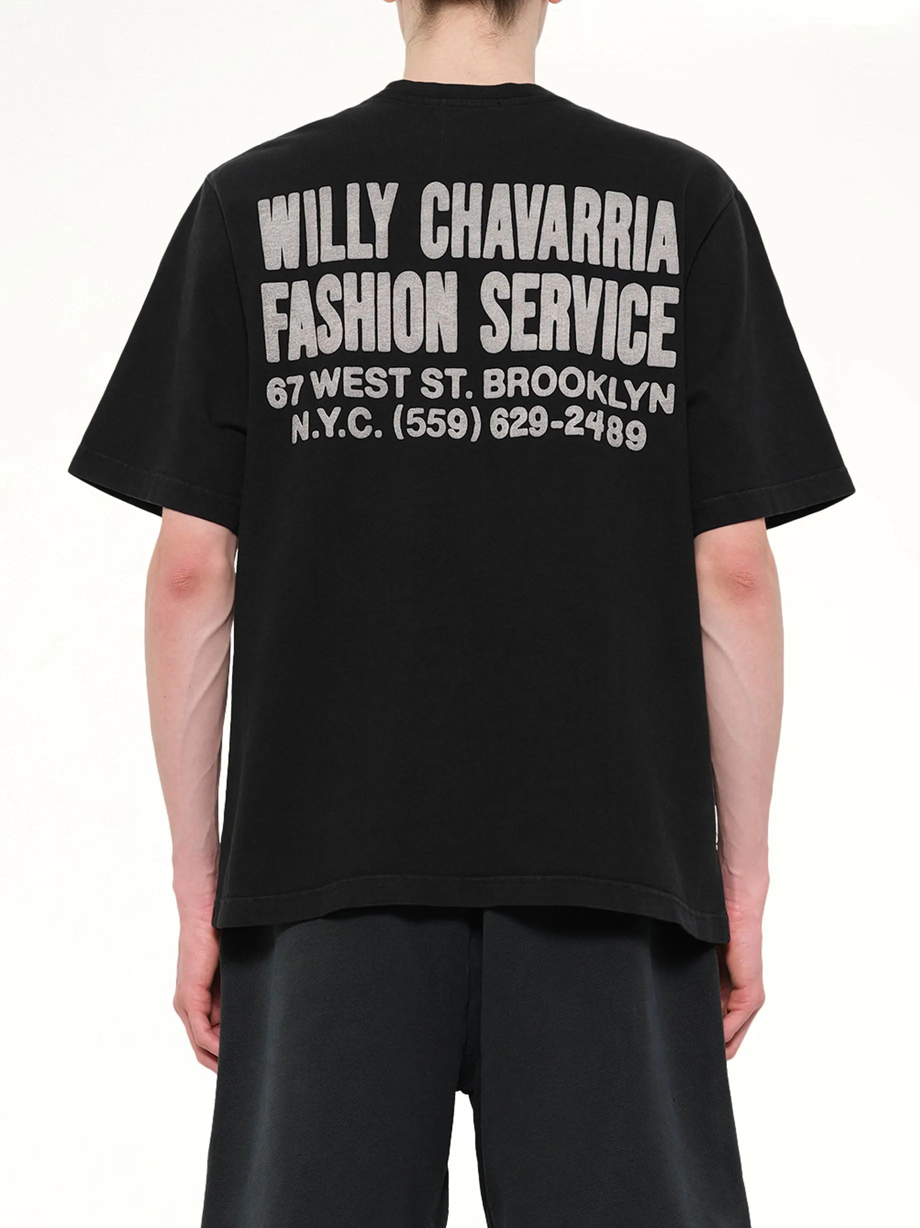 "Fashion Services" Standard T-Shirt in Black sold by MARAIS product image thumbnail 5
