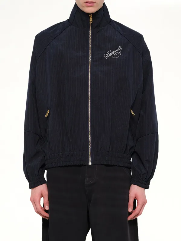 Ruff Rider Track Jacket in Peacoat Stripe made by Willy Chavarria