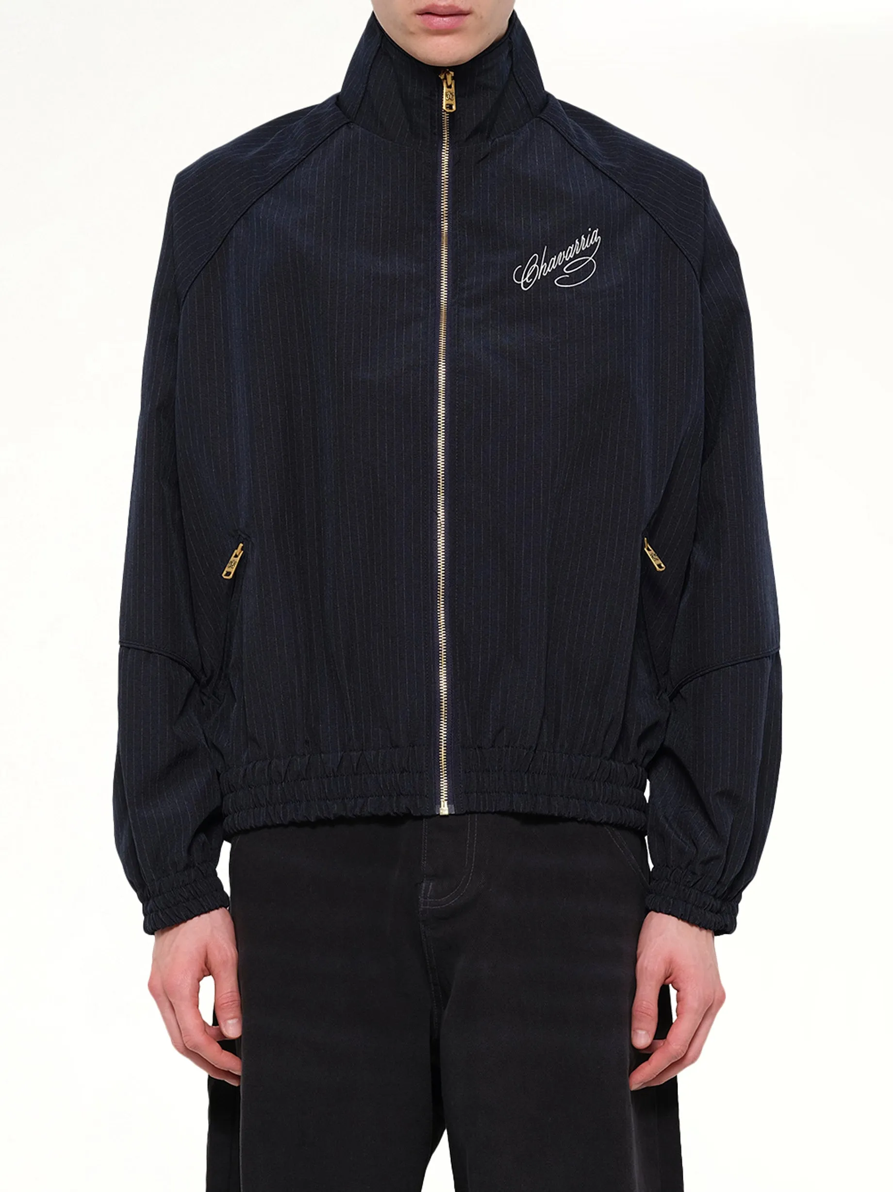 Ruff Rider Track Jacket in Peacoat Stripe sold by MARAIS