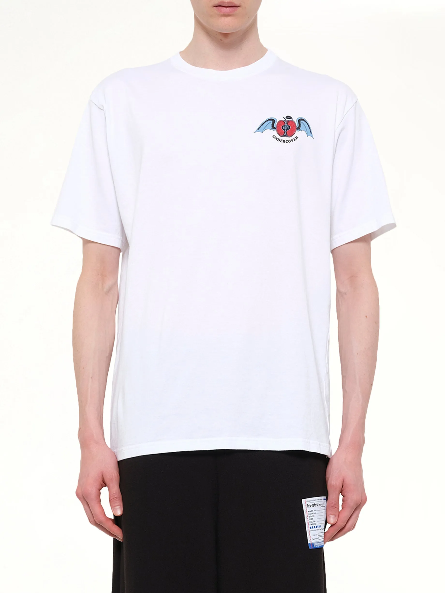 Apple Wings T-Shirt in White sold by MARAIS