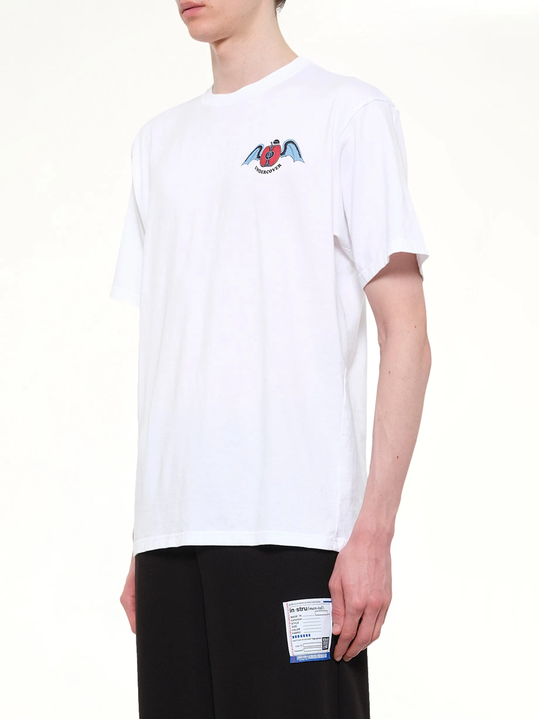 Apple Wings T-Shirt in White sold by MARAIS product image thumbnail 3