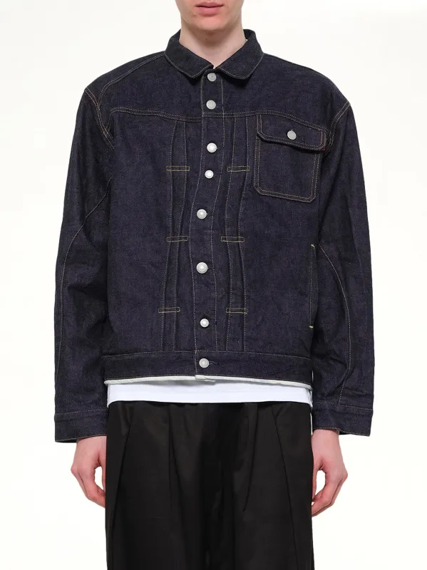 Denim Blouson in Indigo made by Undercover