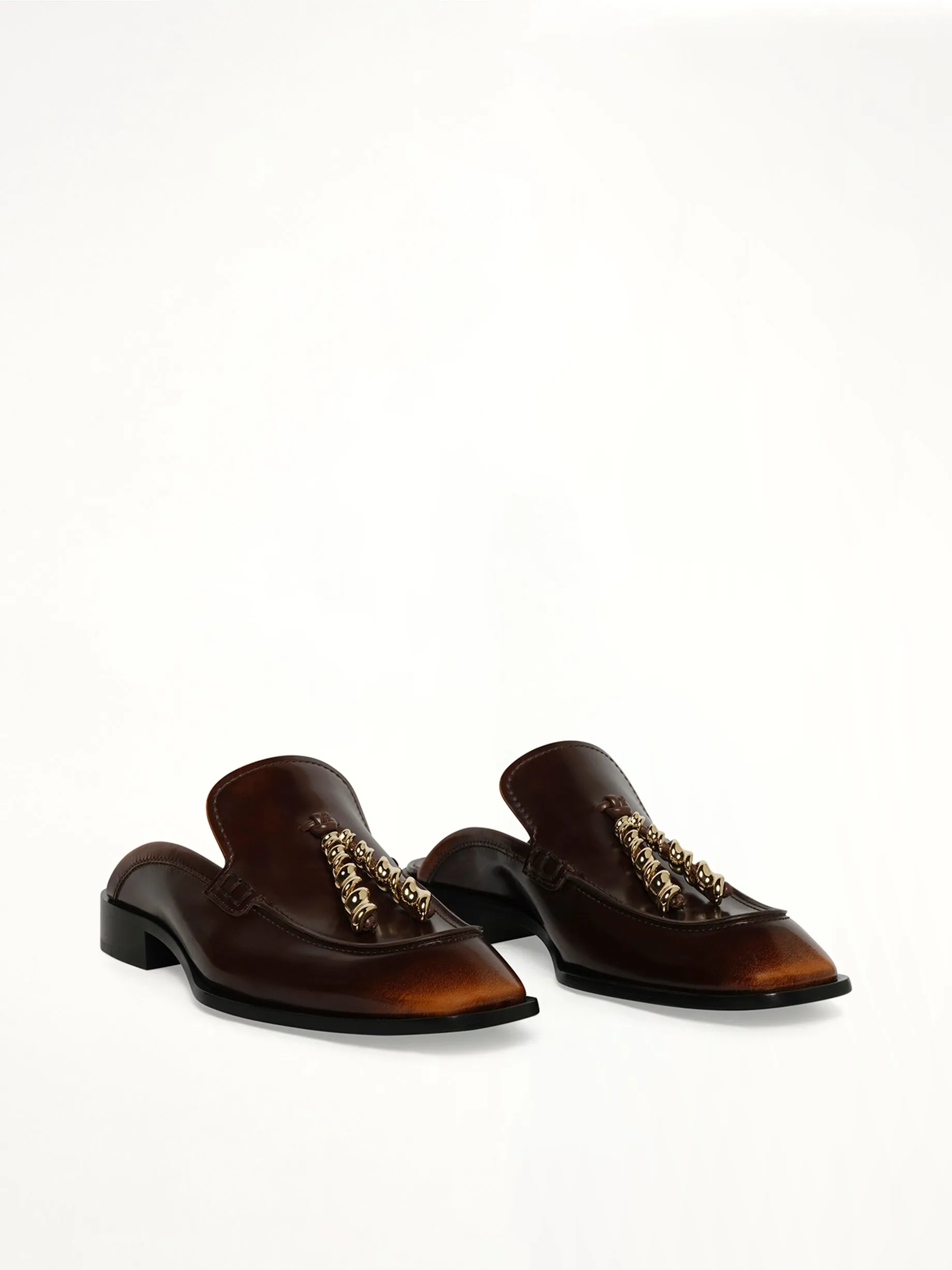 Edge Loafer Mule in Brown sold by MARAIS product image thumbnail 2