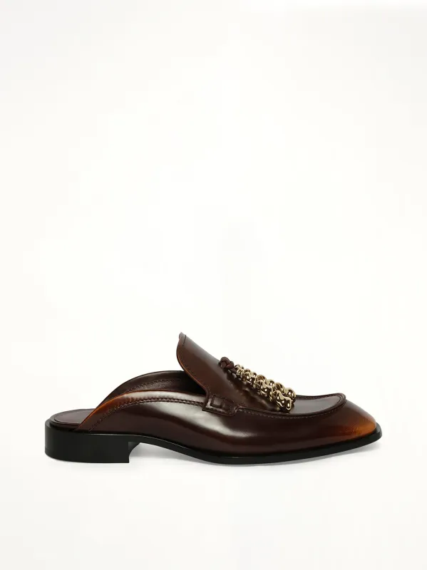 Edge Loafer Mule in Brown made by Loewe