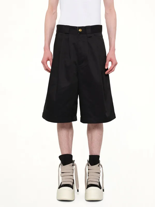 Borracho Short in Black made by Willy Chavarria