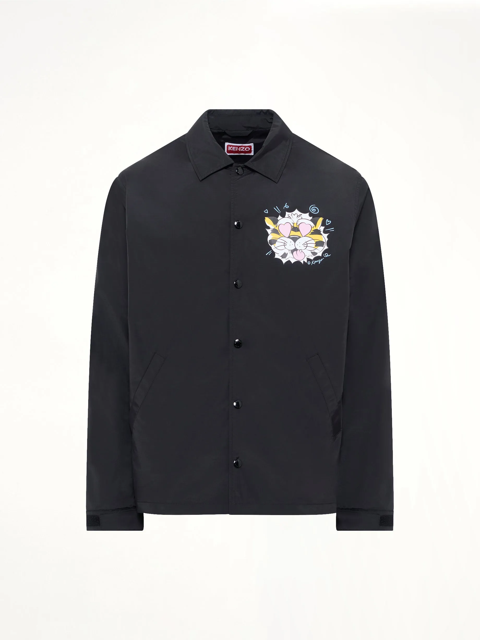 Kenzo Wild Tiger Light Coach Jacket in Black sold by MARAIS product image thumbnail 2