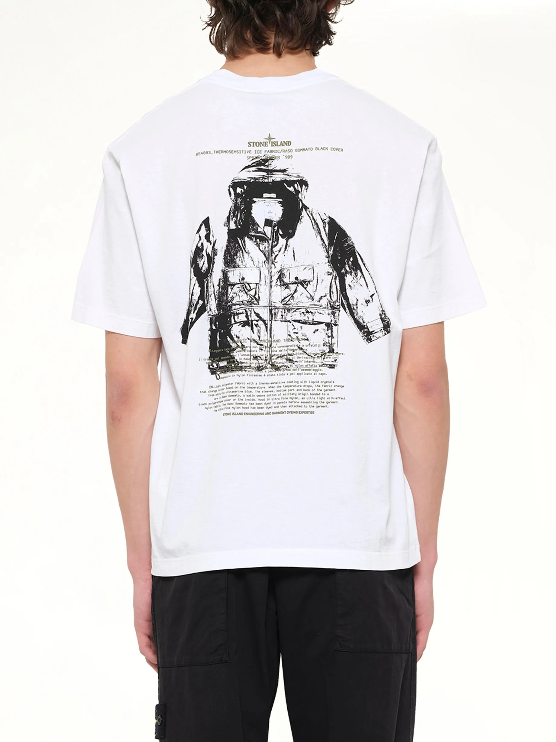 2100023 SS T-Shirt in White sold by MARAIS product image thumbnail 5
