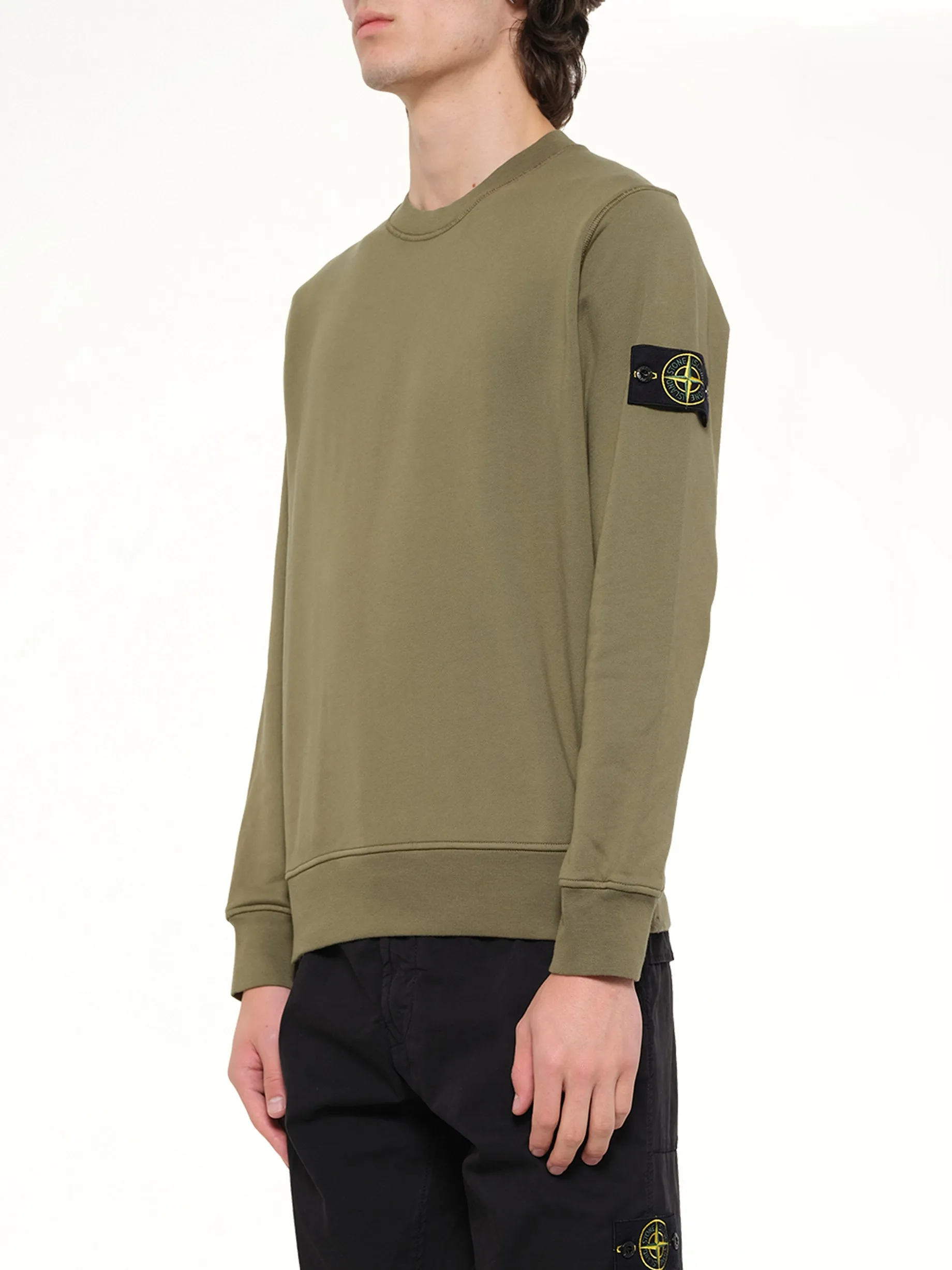 6100060 Sweatshirt in Military Green sold by MARAIS product image thumbnail 3