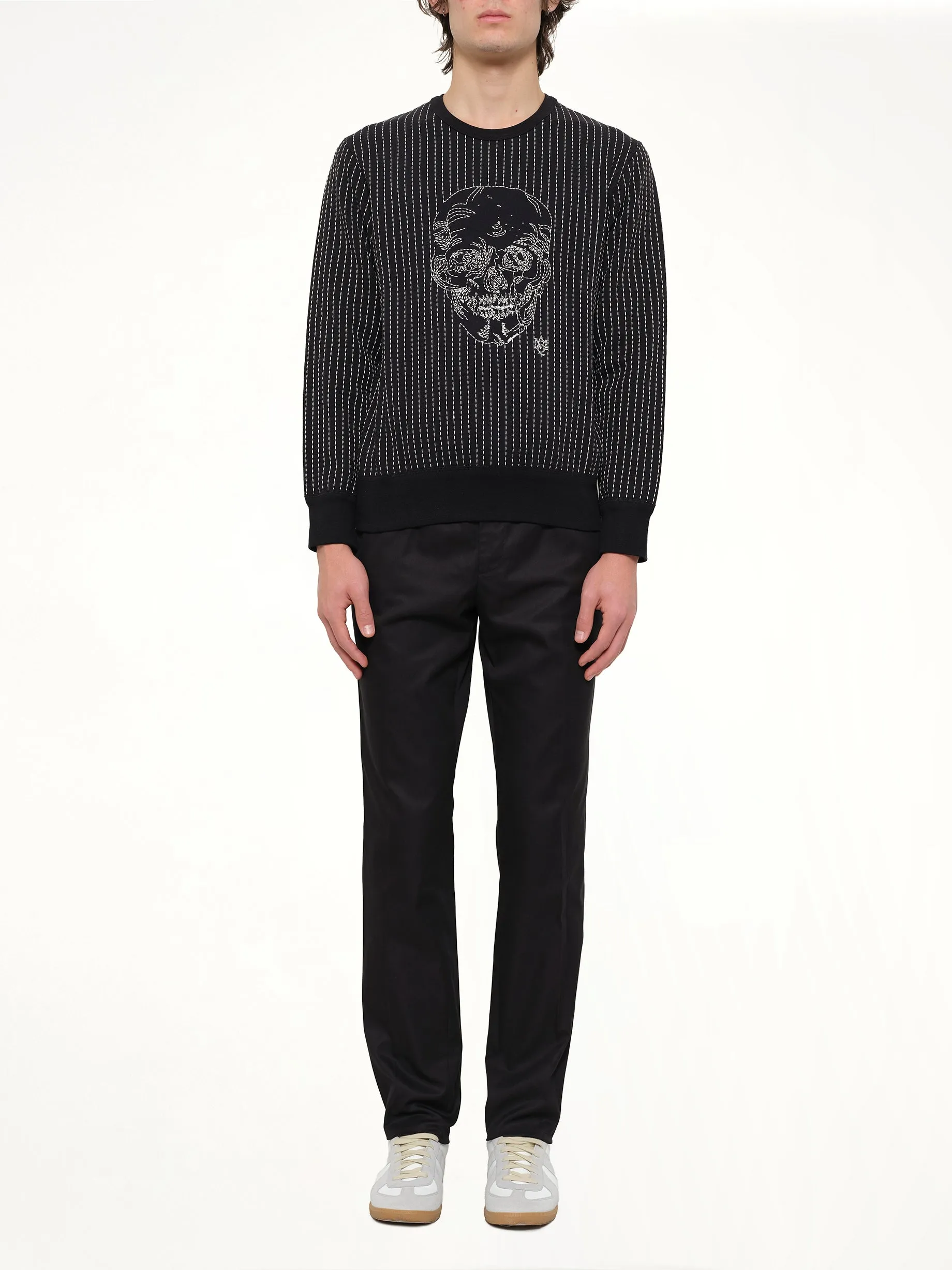 Embroidered Skull Sweatshirt sold by MARAIS product image thumbnail 2