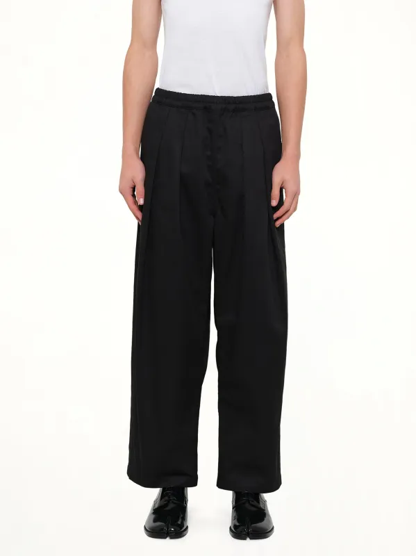 Cropped Chino Pants in Black made by Maison Margiela