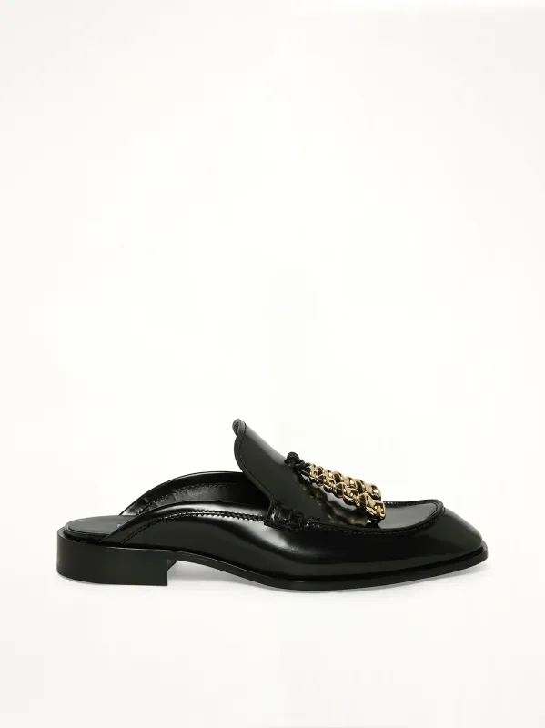 Edge Loafer Mule in Black made by Loewe