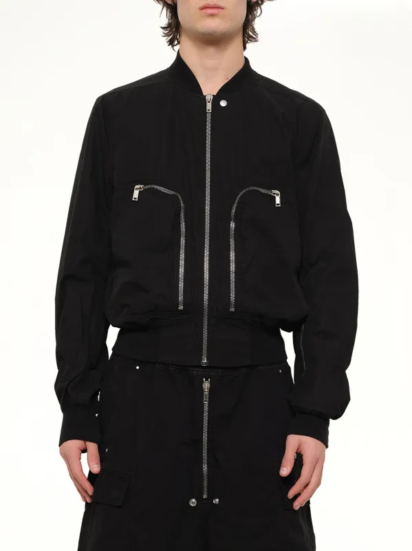 Bauhaus Flight Jacket in Black made by Rick Owens