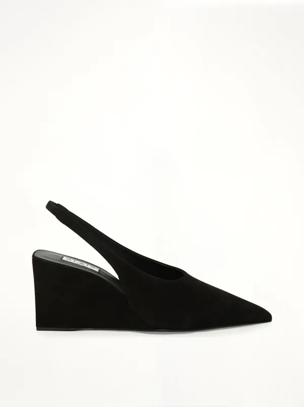 Slingbacks H75 in Black made by Alaia