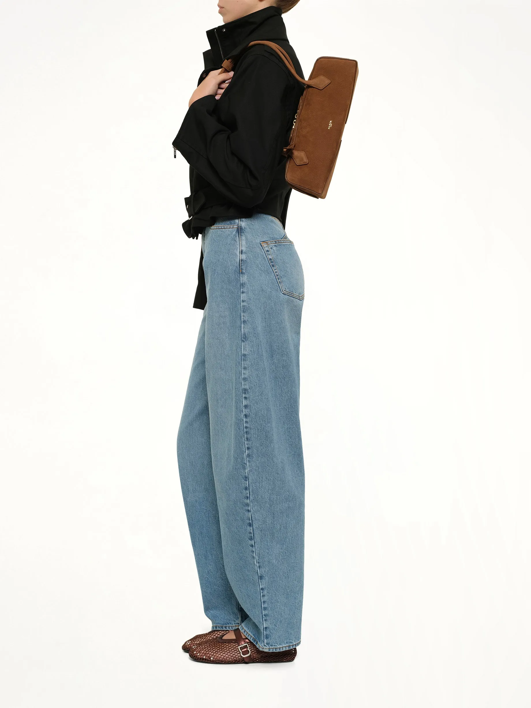 Le Teckel Medium Bag in Terre D'Ombre sold by MARAIS product image thumbnail 4