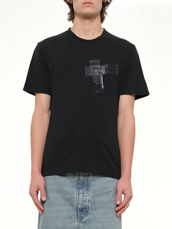 Tape T-Shirt in Vintage Black made by Maison Margiela